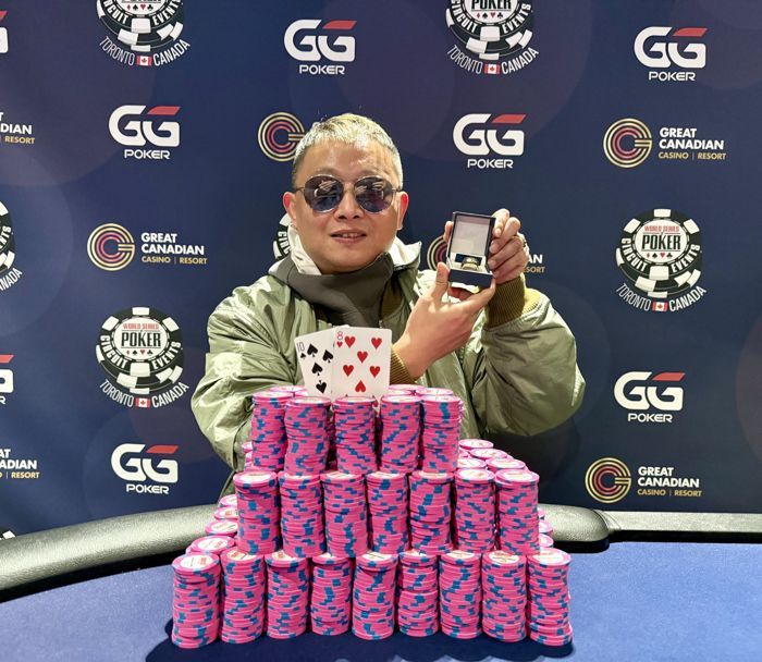 首位在加拿大拿到WSOPC冠军戒指的中国选手