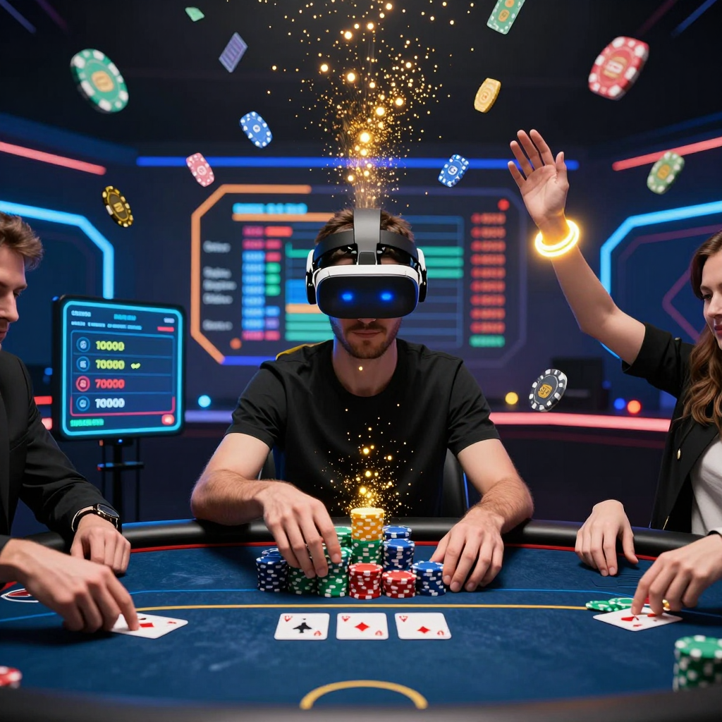 线上扑克平台的进化：从传统到VR革命